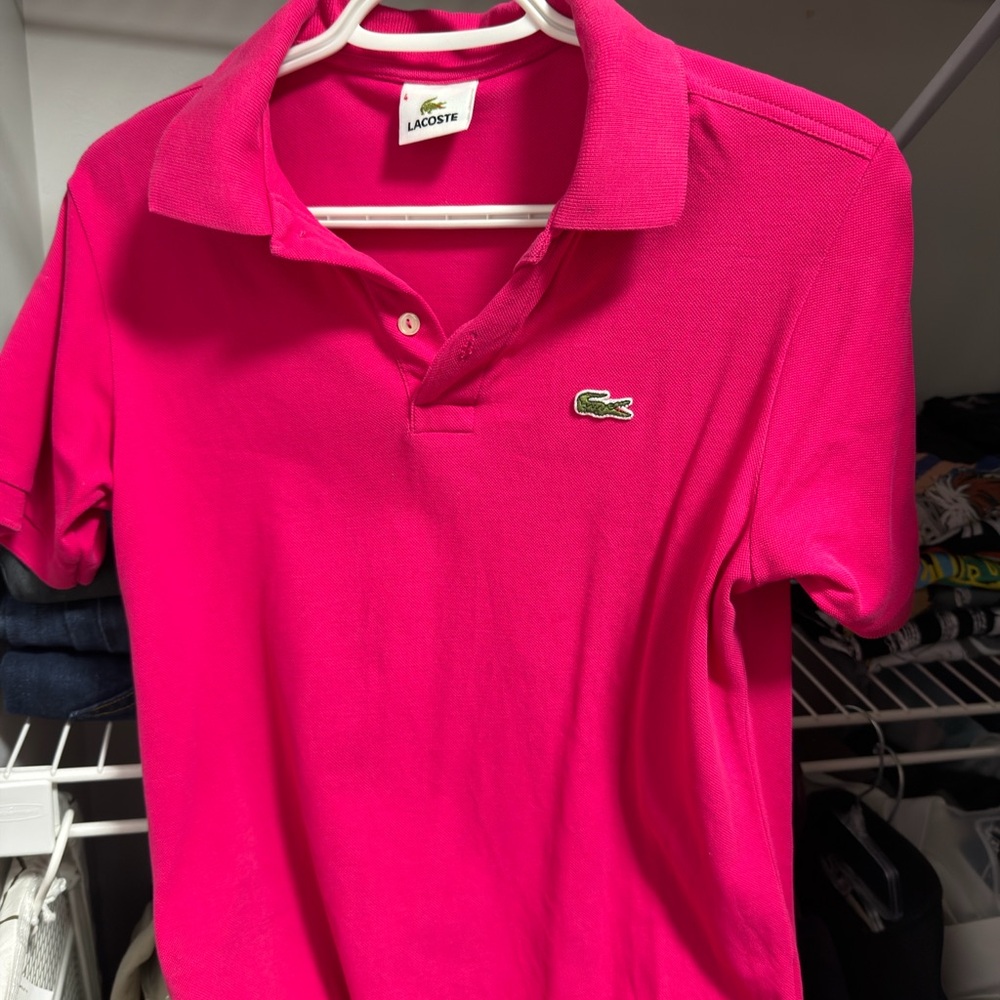 Lacoste Polo with Crocodile Patch- Different Colors